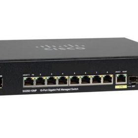 SG350-10MP-K9-EU Cisco SG350-10MP 10-port Gigabit POE Managed Switch