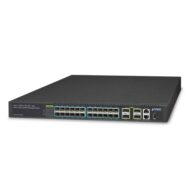 PLANET XGS-6350-24X4C, Layer 3 24-Port 10G SFP+ + 4-Port 100G QSFP28 Managed Switch
