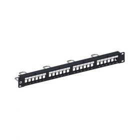 760237040 + 9-1375055-2 Category 6 Patch Panel, Unshielded, 24-Port, SL