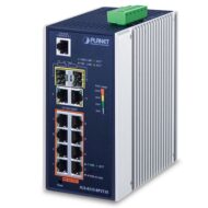 PLANET IGS-4215-8P2T2S - Industrial 8-Port 10/100/1000T 802.3at PoE + 2-Port 10/100/1000T + 2-Port 100/1000X SFP Managed Switch